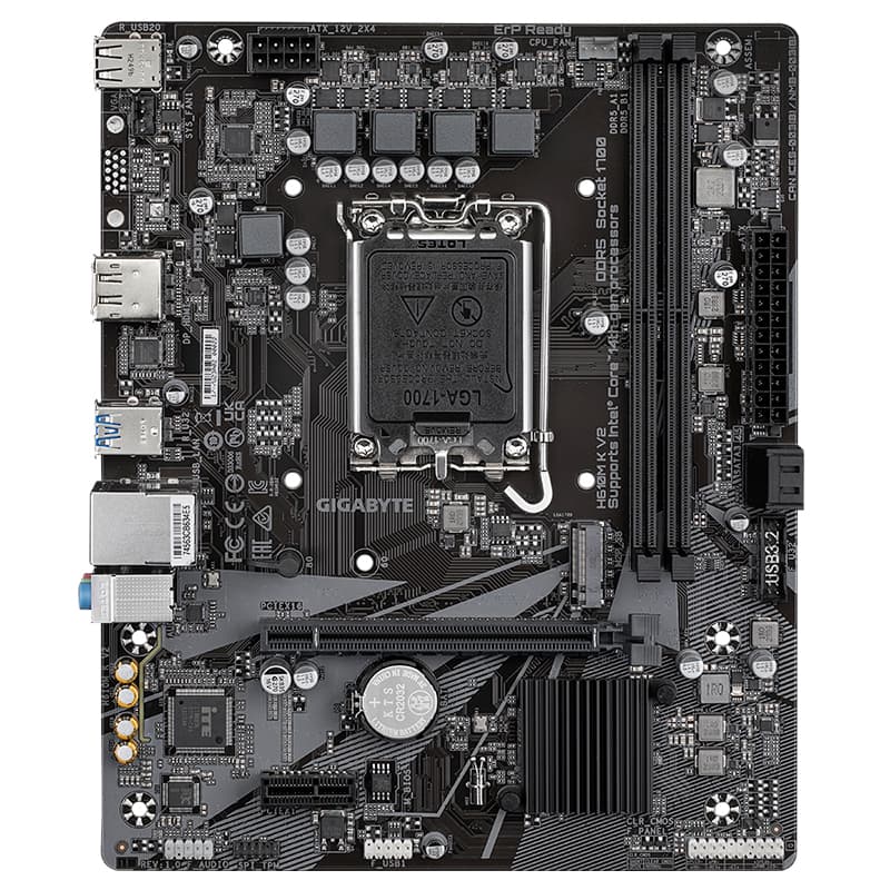 Motherboard Gigabyte H610M K V2 LGA1700 Micro ATX