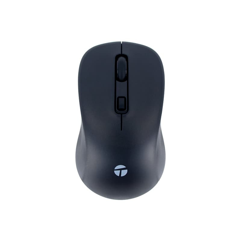 Mouse inalambrico TEROS TE-1231S, 2.4GHz, BT 5.0, 4 botones, USB, negro