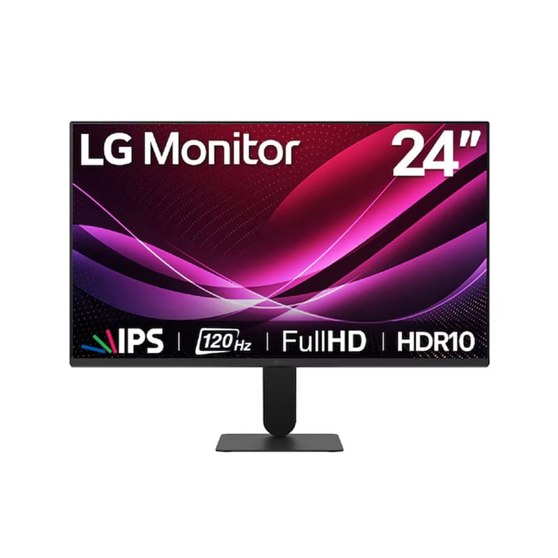 Monitor Plano LG 24U411A-B, 23.8" FHD IPS, 120HZ ,5MS,HDMI, VGA,Headphone Out