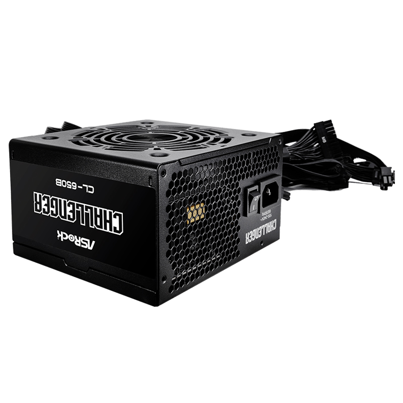 Fuente Asrock, 650W, ATX, 80 Plus Bronze.