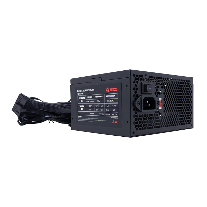 Fuente TEROS TE-1324S, Formato ATX, 250W