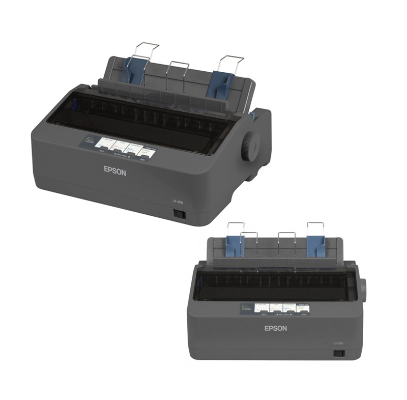 Impresora de matriz Epson LX-350, matriz de 9 pines, velocidad maxima 347 cps (10 cpi).